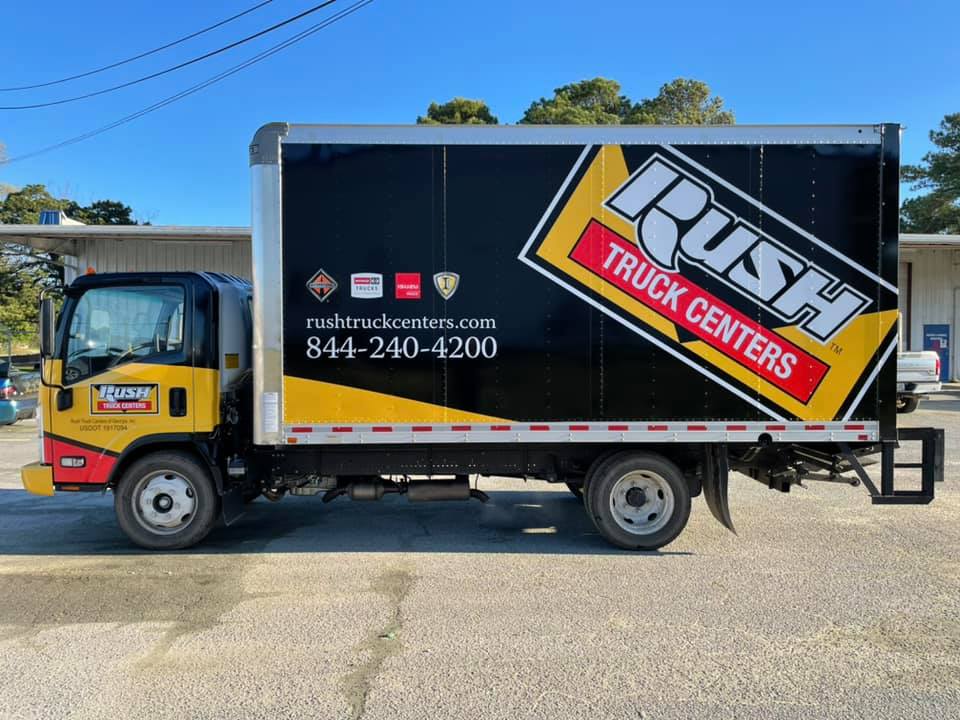 Rush Truck Centers Vehicle Wrap - Sticky Business